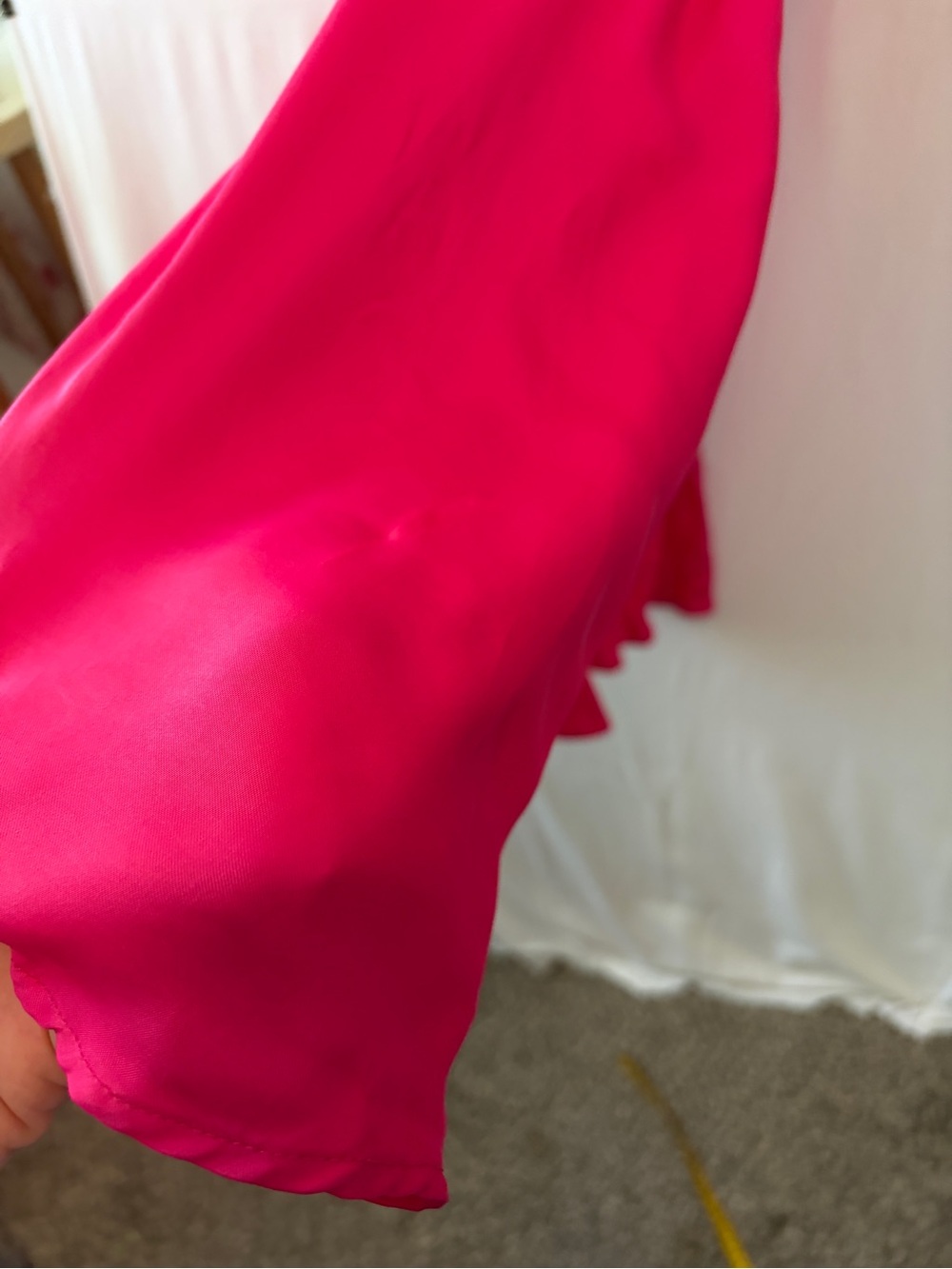 Farm Rio Draped Satin Pink Maxi - Picture 10 of 10